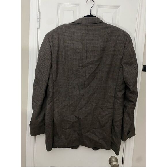 Joseph Abboud Nordstrom Brown Blue Tweed Sports Jacket, Blazer, Sz 41R, MP $300 - Picture 4 of 9